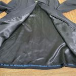 J. Peterman Lightweight Navy Wool Point Collar Single Button Coat Size‎ 10 Blue Photo 8