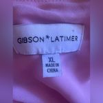 Gibson Latimer pink floral maxi dress size XL ruffles sleeve Photo 8