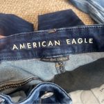 American Eagle Curvy Super Hi-Rise Jegging stretch distressed patchwork jeans Photo 8