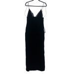 NEW NWT David Koma Lace Trim Cami Top Detail Gown Cady & Lace In Black Size 10 Photo 4
