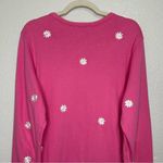 Quacker Factory  Pink Embroidered Floral Cardigan Photo 6