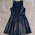 Rebecca Minkoff  Liv Perforated Navy Leather Dress Photo 2