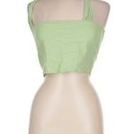 With Jean  Lucille green halter top M Photo 1