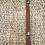 VTG 70s Acapulco Rattan Straw Woven Tote Bag Double Top Handle Floral Handmade Tan Photo 8