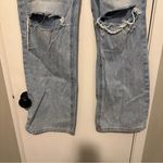 Vervet  wide leg distressed light wash denim jeans size 29 Photo 2