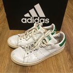 Adidas  Stan Smith white green lace up shoes sneakers women’s 8 / men’s 7 Photo 7