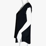 EXPRESS Shirt Women Small Black Office Casual Versatile Neutral Basic Minimalist Photo 2