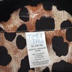 Time And Tru  Leopard Wrap Cover Up Dress Photo 5
