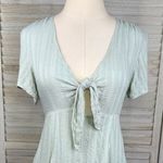 COTTON CANDY L.A. Light Green Tie Photo 1