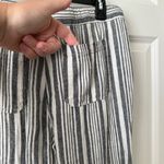 Old Navy  High-Waisted Striped Linen-Blend Wide-Leg Pants Size S Photo 3