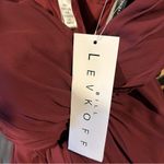 Bill Levkoff NWT Chiffon Sleeveless Wine Burgandy Maxi Dress/Gown Size 4 Photo 9