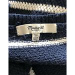 Madewell  Womens Sweater Chunky Knit Striped XS Photo 3