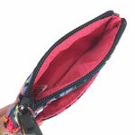 Vera Bradley Coin Purse In Twilight Paisley, Black, Pink Photo 3