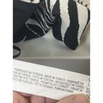 ZARA Cold Shoulder Zebra Print Crop Top Size Small Animal Print Y2K Trendy Photo 4