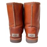 UGG  Classic Short II Water-resistant Warm Chestnut Leather Boot Photo 10
