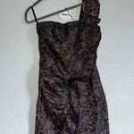 Revolve Jacquard Cocktail Dress Black Photo 3