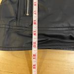 Thread & Supply Womens Black Faux Leather Moto Motorcycle Biker Jacket Small S Photo 7