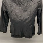 T Tahari - Women's Glistening Black Metallic Ruffle Trim Blazer/Jacket-Size 4 Photo 7