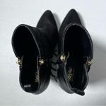 Mossimo Black Faux Leather and Suede Ankle Booties Size 8 Photo 7
