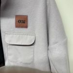 Picture Organic Arcca 1/4 Snap Fleece Sweatshirt Gray Lavender Womens Size Large Photo 4