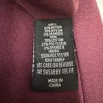 Torrid Knit Hood Blazer Merlot Red and Gray Twofer Jacket Size 3 Photo 8