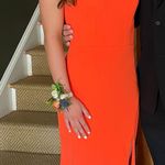 AQUA Orange Gown Photo 0