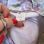 ZENA Vintage 90s Floral Pastel Bareback Bermuda High Rise Jean Shorts SMALL? Photo 3