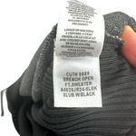 Koral  Breach Open Front Pullover Sweater Slub Gray Black‎ Size Small Photo 10