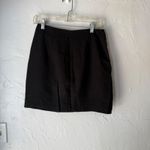 The Impeccable Pig Embroidered Black Mini Skirt Floral Design Size S Photo 5