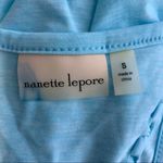 Nanette Lepore blue racerback braid tank small Photo 4