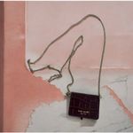 Kate Spade Burgundy Air Pod Pro Case Micro Crossbody Bag Photo 1