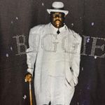 Biggie Smalls White Suir bedazzled shirt size small Photo 2
