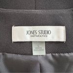 Jones Studio 🔃 Separates Black Long Sleeve Blazer Jacket Photo 5