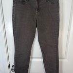 1822 Denim Gunmetal Accents Fitted Black Wash Modern Everyday Skinny Jeans Sz 10 Photo 0