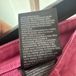 H&M DIVIDED Hot Pink Jean Shorts Womens 6 High Waist Raw Hem Denim Cotton Photo 3