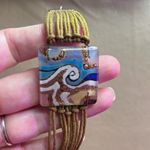 Beach ocean wave glass bracelet Photo 5
