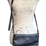 Kate Spade  Black Pebbled Leather Crossbody Purse Photo 0