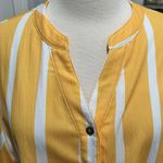 Yellow & White Striped Babydoll Short Photo 6