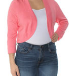 Jessica Howard  Women's Pink Open Cardigan Sz 18W Business Casual Office Formal Photo 0