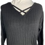 One Way Japanese Ribbed Knit Pullover Sweater 18PE Photo 1