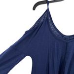 LA Made  Blue Long Sleeve Knit Dress Small New Photo 1