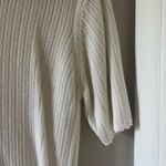 White Knit Tee Shirt Photo 2
