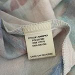 Lovestitch  Draped Back Abstract Printed Maxi Dress Photo 5