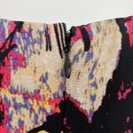 Plenty By Tracy Reese Anthro Silk Size 4 Black, Pink, Floral Strapless Dress Photo 10