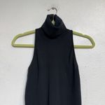 ALC Frank A.L.C. Black Paltrow Turtleneck Sleeveless Racerback Sz S Photo 2
