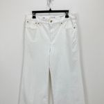 J.Crew NEW New High Rise Denim Trouser Jean Wide Leg Semi Stretch White US 29 Photo 5