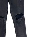 Abercrombie & Fitch 90s Ultra High Rise Straight Jeans Black Size 30 / 10 SHORT Photo 4