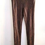 Spanx Faux Leather Snakeskin Leggings 20265R Brown Snakeskin Medium Photo 1