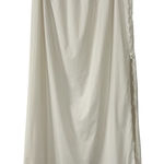 Vanity Fair Vintage 70s/80s Half Slip Medium Beige Lace Trim Side Slit 36” Photo 0