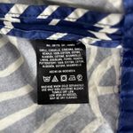 Maeve  Anthropologie Abstract Stripes Navy Blue Circle Swing Skirt Women’s Size 0 Photo 4